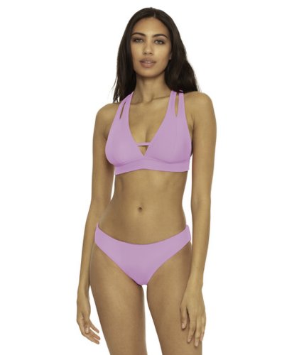 Imbracaminte femei becca by rebecca virtue fine line rib adela hipster bottoms orchid