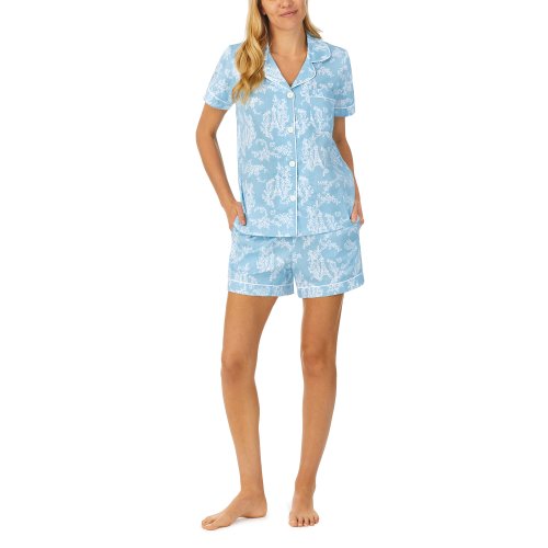 Imbracaminte femei bedhead pajamas short sleeve shorty set belle eiffel