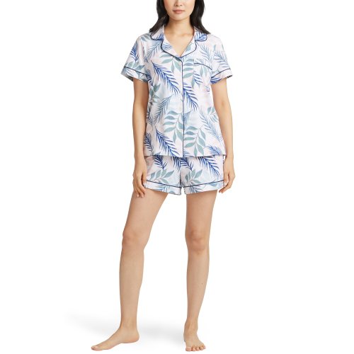 Imbracaminte femei bedhead pajamas short sleeve shorty set breezy palm