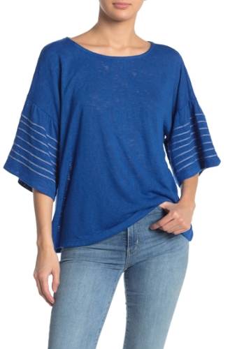 Imbracaminte femei bobeau everleigh stitched t-shirt true blue