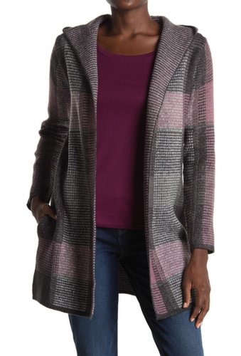 Imbracaminte femei by design apollo hooded pattern cardigan stripe color block p