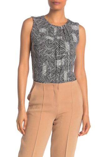 Imbracaminte femei Calvin Klein striped sleeveless cami crm blk