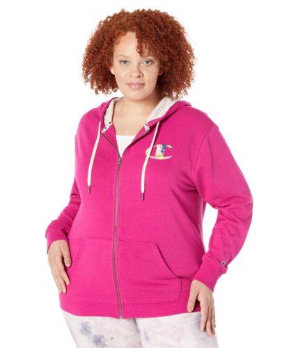 Imbracaminte femei champion plus size campus french terry zip hoodie inari