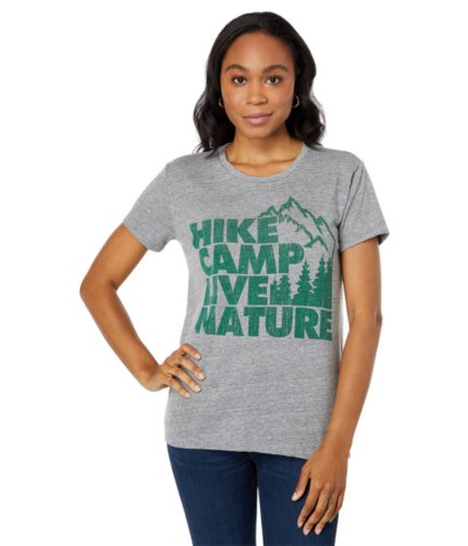Imbracaminte femei chaser hike nature tri-blend jersey everybody tee streaky grey