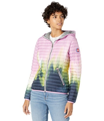 Imbracaminte femei colmar hoodie jacket with horizontal quilts light stain