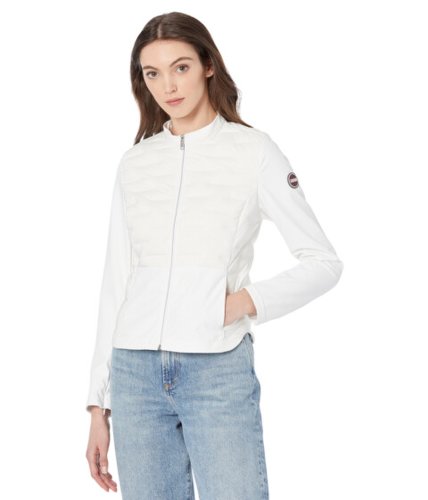 Imbracaminte femei colmar stretch softshell hooded down jacket whitewhite