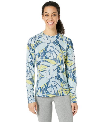 Imbracaminte femei columbia super tidal tee long sleeve shirt impulse bluedotty palms