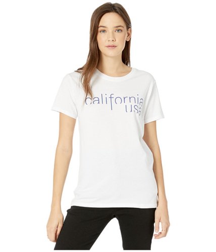 Imbracaminte femei cotton on teen classic slogan t-shirt california usawhite