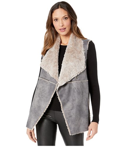 Imbracaminte femei dylan by true grit maddie reversible vest with soft bonded faux-shearling denim