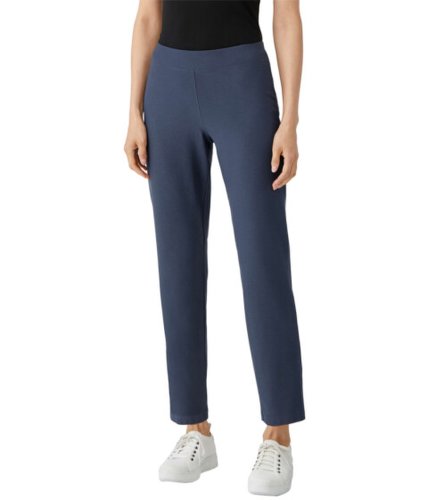 Imbracaminte femei eileen fisher slim ankle pants in washable stretch crepe ocean