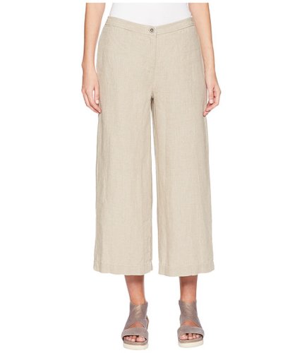 Imbracaminte femei eileen fisher wide cropped pants undyed natural