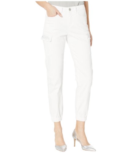 Imbracaminte femei fdj french dressing jeans euro twill olivia ankle cargo embellished pockets in white white