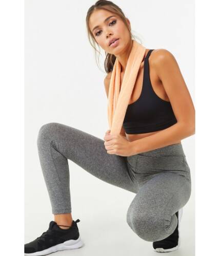 Imbracaminte femei forever21 active knit leggings charcoal