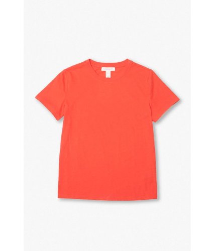 Imbracaminte femei forever21 basic cotton tee red