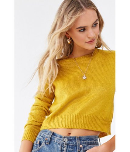 Imbracaminte femei forever21 brushed drop-sleeve sweater sunset gold