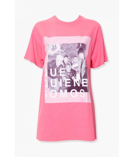 Imbracaminte femei forever21 cnco graphic tee pinkmulti