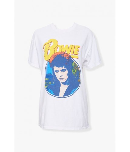 Imbracaminte femei forever21 david bowie graphic tee whitemulti