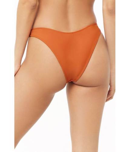 Imbracaminte femei forever21 high-leg bikini bottoms dark orange