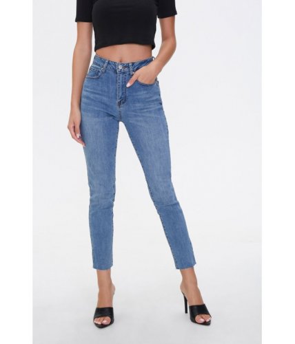 Imbracaminte femei forever21 high-rise mom jeans medium denim