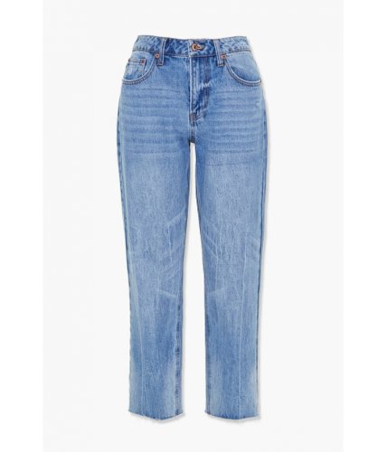 Imbracaminte femei forever21 high-rise straight-leg jeans denim