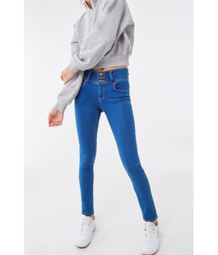 Imbracaminte femei forever21 mid-rise skinny jeans medium denim