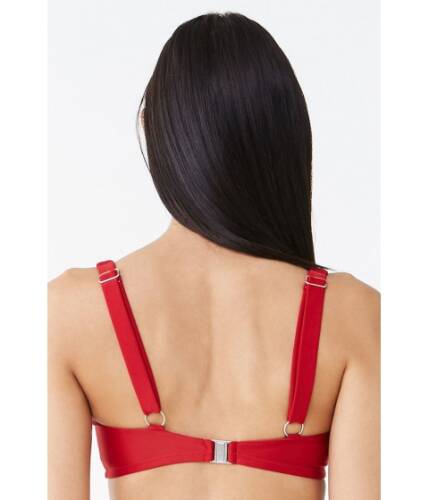 Imbracaminte femei forever21 tee ink bustier bikini top red