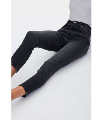 Imbracaminte femei forever21 the westwood button-fly mom jeans black