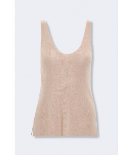 Imbracaminte femei forever21 vented sweater-knit tank top taupe