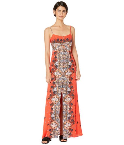 Imbracaminte femei free people morning song printed maxi red