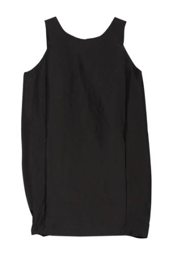Imbracaminte femei frnch solid sleeveless shift dress black
