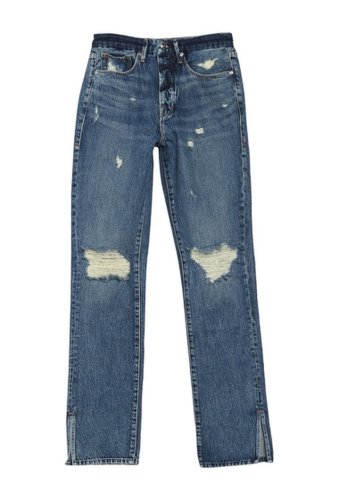 Imbracaminte femei good american good boy straight leg jeans regular plus size blue290
