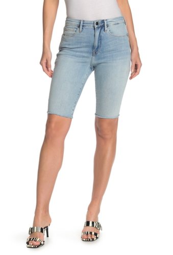Imbracaminte femei good american high waist bermuda shorts regular plus size blue304
