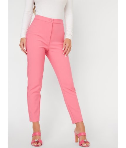 Imbracaminte femei guess yanko high-rise suit pants scared pink