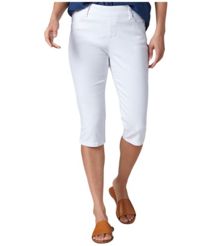 Imbracaminte femei jag jeans bryn pull-on denim pedal pusher white