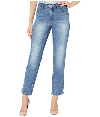 Imbracaminte femei jag jeans reese vintage straight leg jeans in crosshatch denim aged indigo