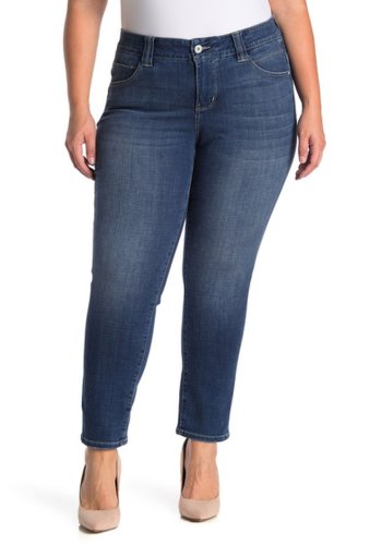 Imbracaminte femei jag jeans ruby straight leg jeans plus size brilliant