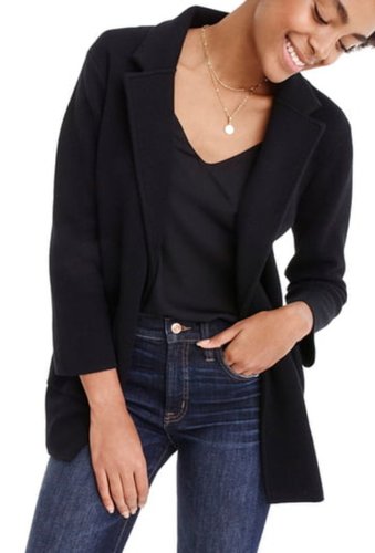 Imbracaminte femei jcrew new lightweight sweater blazer black