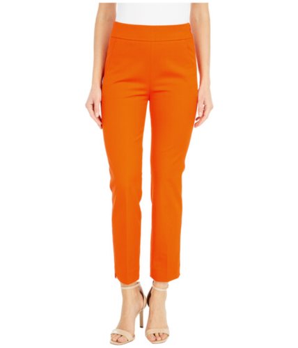 Imbracaminte femei jcrew remi pants in bi-stretch cotton spicy orange