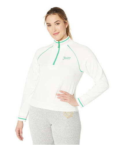 Imbracaminte femei juicy couture tricot tennis 12 zip pullover angel