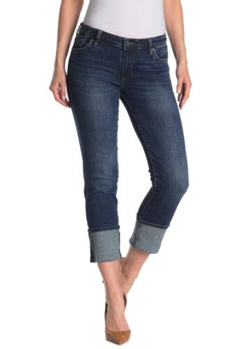 Imbracaminte femei kut from the kloth roll-up straight leg jeans protective wdk