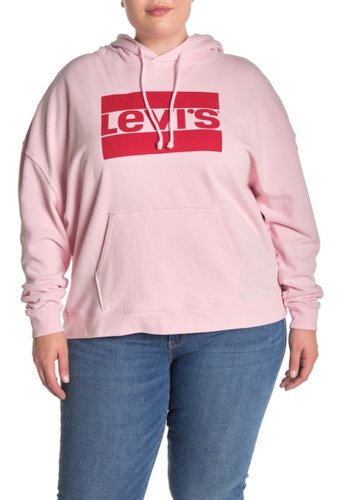 Imbracaminte femei levi\'s logo print pullover hoodie plus size pl sptwr hoodie pi