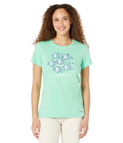 Imbracaminte femei life is good all together now crushertrade tee spearmint green