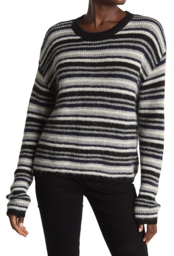 Imbracaminte femei line piper striped long sleeve sweater gauntlet