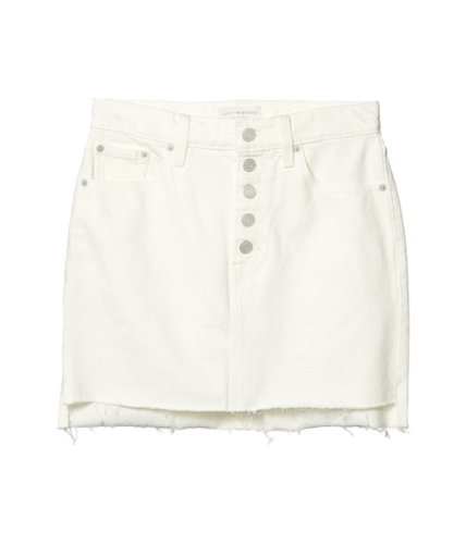 Imbracaminte femei lucky brand mid-rise mini skirt in clean white step clean white step