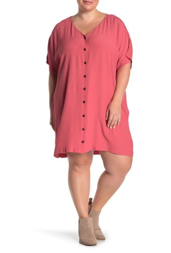 Imbracaminte femei madewell button front easy dress regular plus size new copper