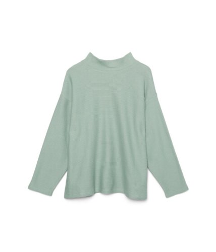 Imbracaminte femei madewell plus beer funnel neck frosted sage