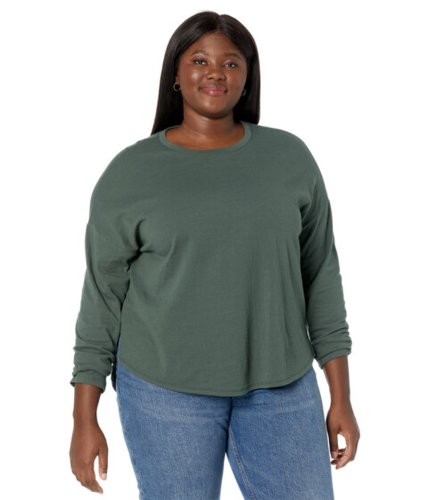 Imbracaminte femei madewell plus double-faced tee forest