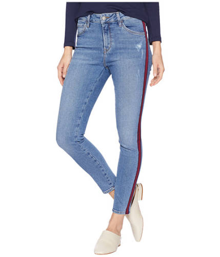 Imbracaminte femei mavi jeans tess high-rise skinny in indigo stripe indigo stripe