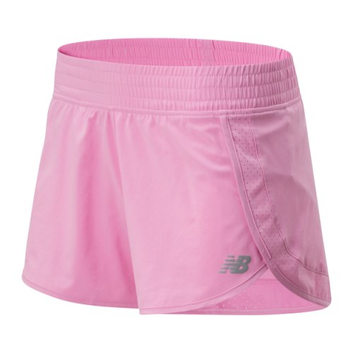 Imbracaminte femei new balance 3quot core stretch woven shorts candy pink