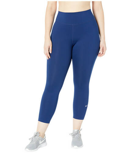 Imbracaminte femei nike one crop pants (sizes 1x-3x) blue voidwhite